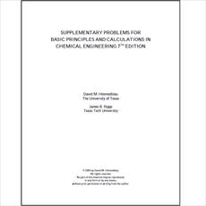 حل المسایل کتاب Basic Principles And Calculations In Chemical Engineering, 7th ed